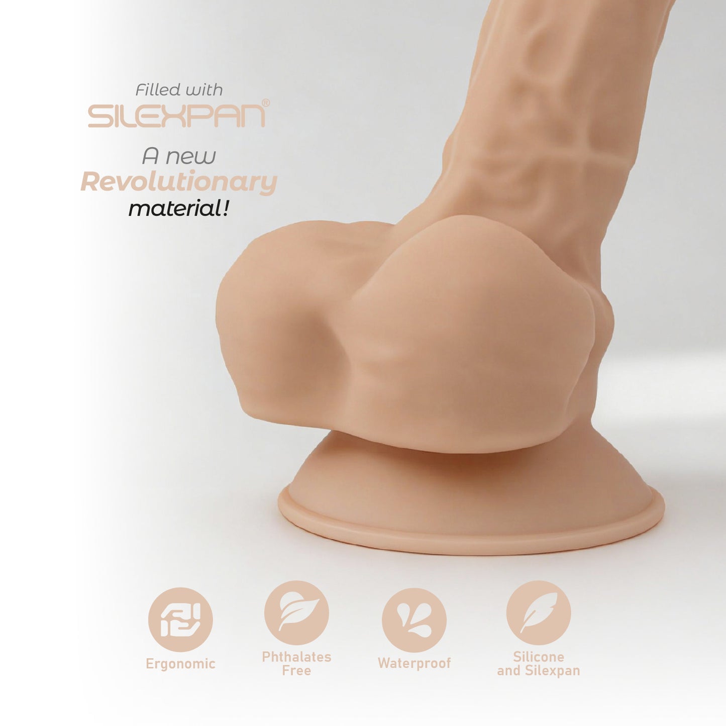 Model 1 9" — close-up of the SILEXPAN® formula