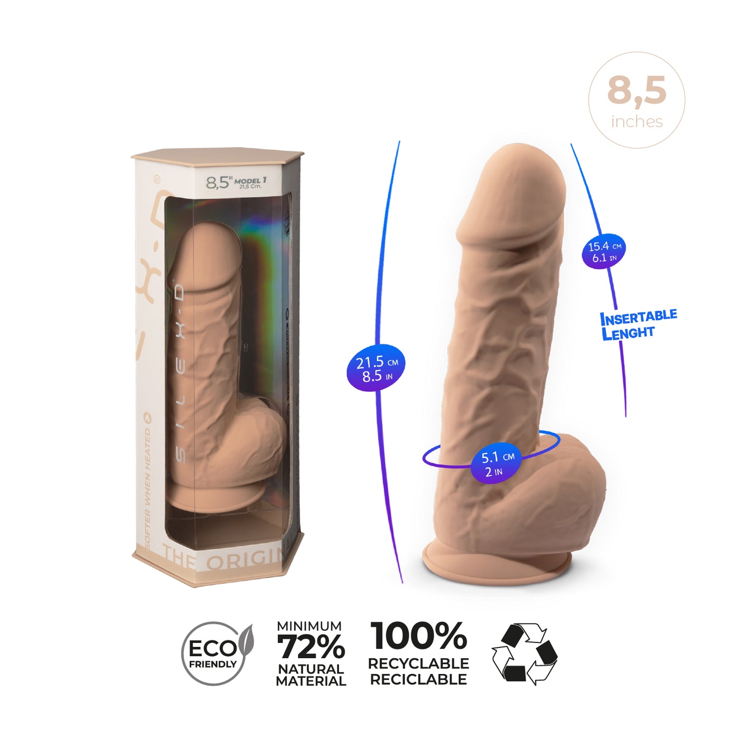Model 1 8.5" — product packaging