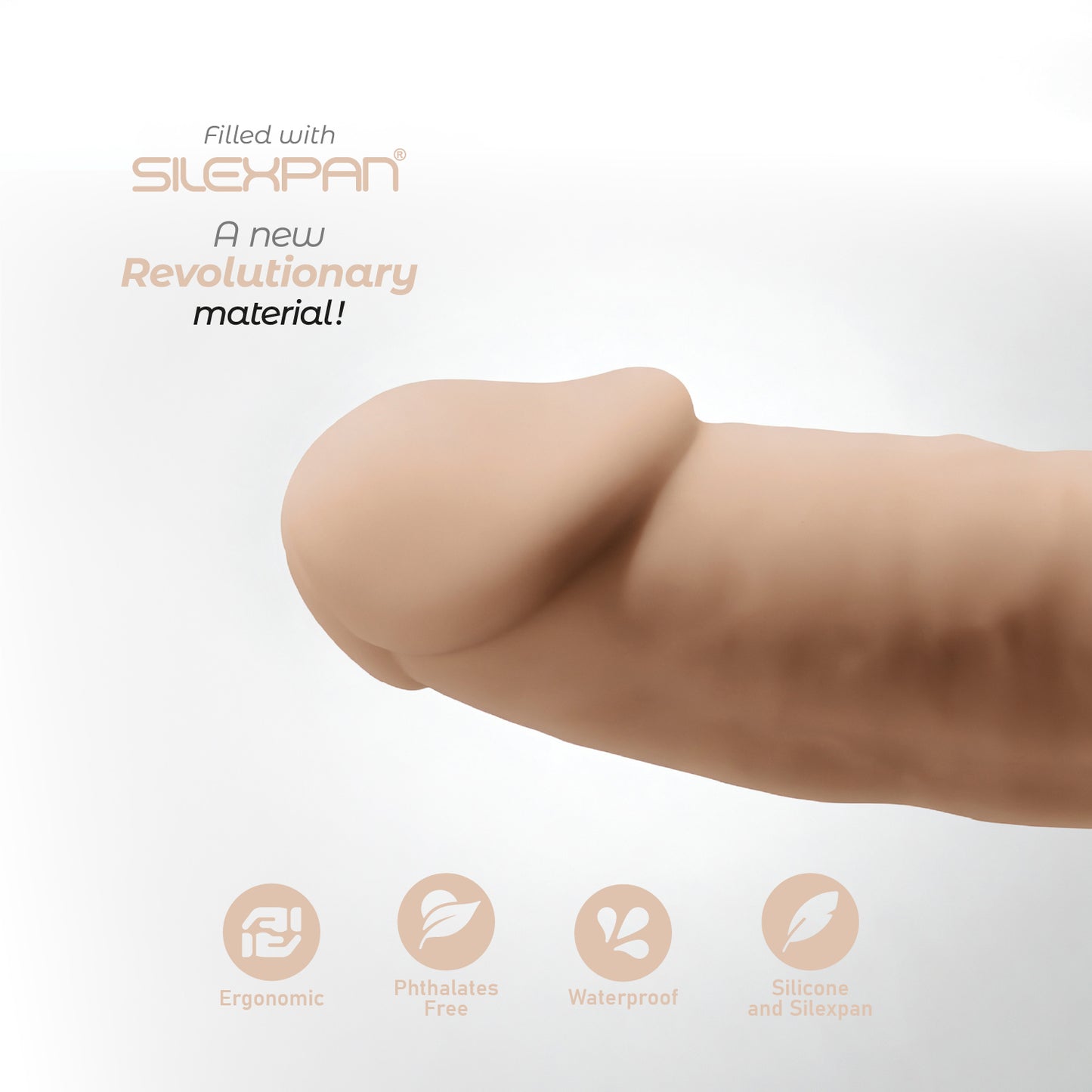 Model 2 7.5" — close-up of the SILEXPAN® formula