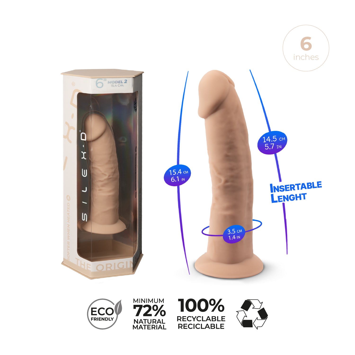 Model 2 6" — product packaging