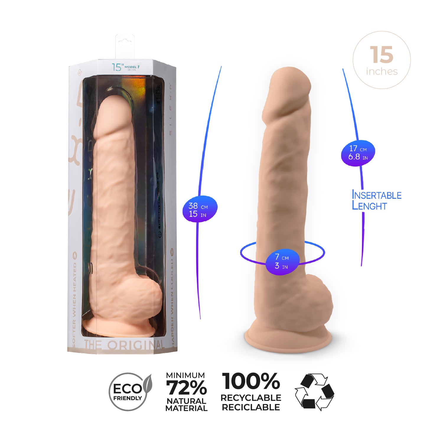 Model 15" — product packaging
