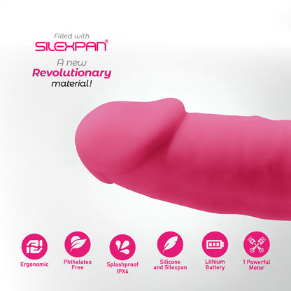 Model 2 7" Pink Motor + LRS — close-up of the SILEXPAN® formula