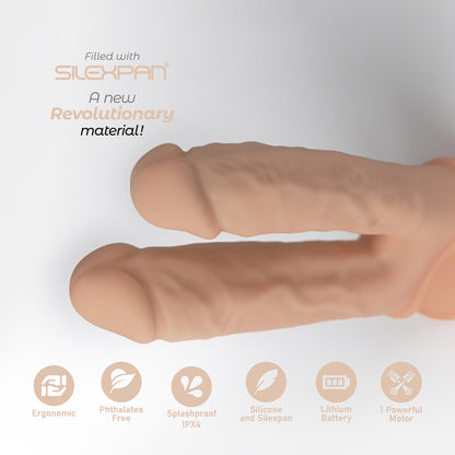 Model 1 7"+8" Vibration + LRS — close-up of the SILEXPAN® formula