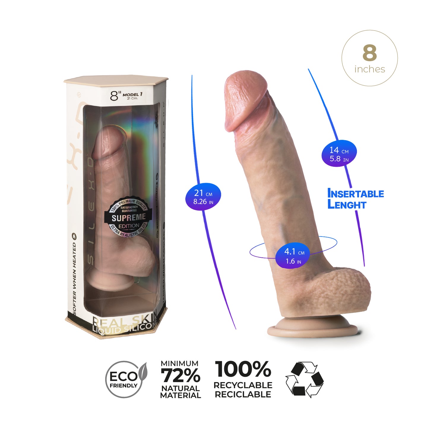 Premium Real Skin Model 1 (8")