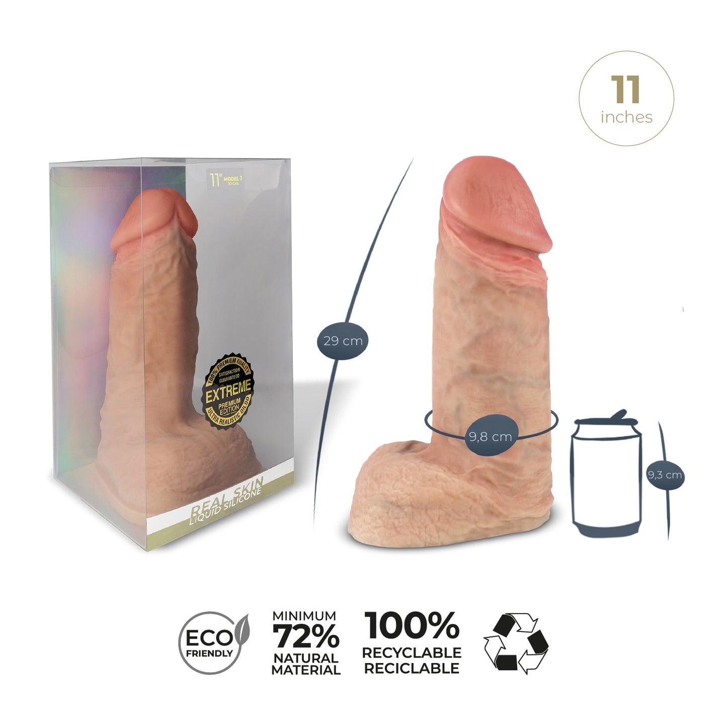 Modelo de Piel Real Premium 1 (28 cm)