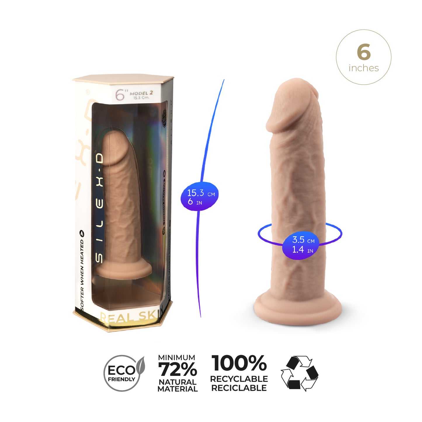 Modelo de piel real 2 (15 cm)